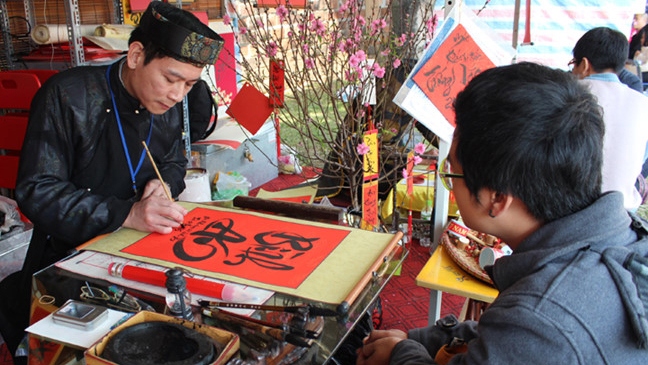 Calligraphy for the New Year – a fine custom of Vietnamese culture